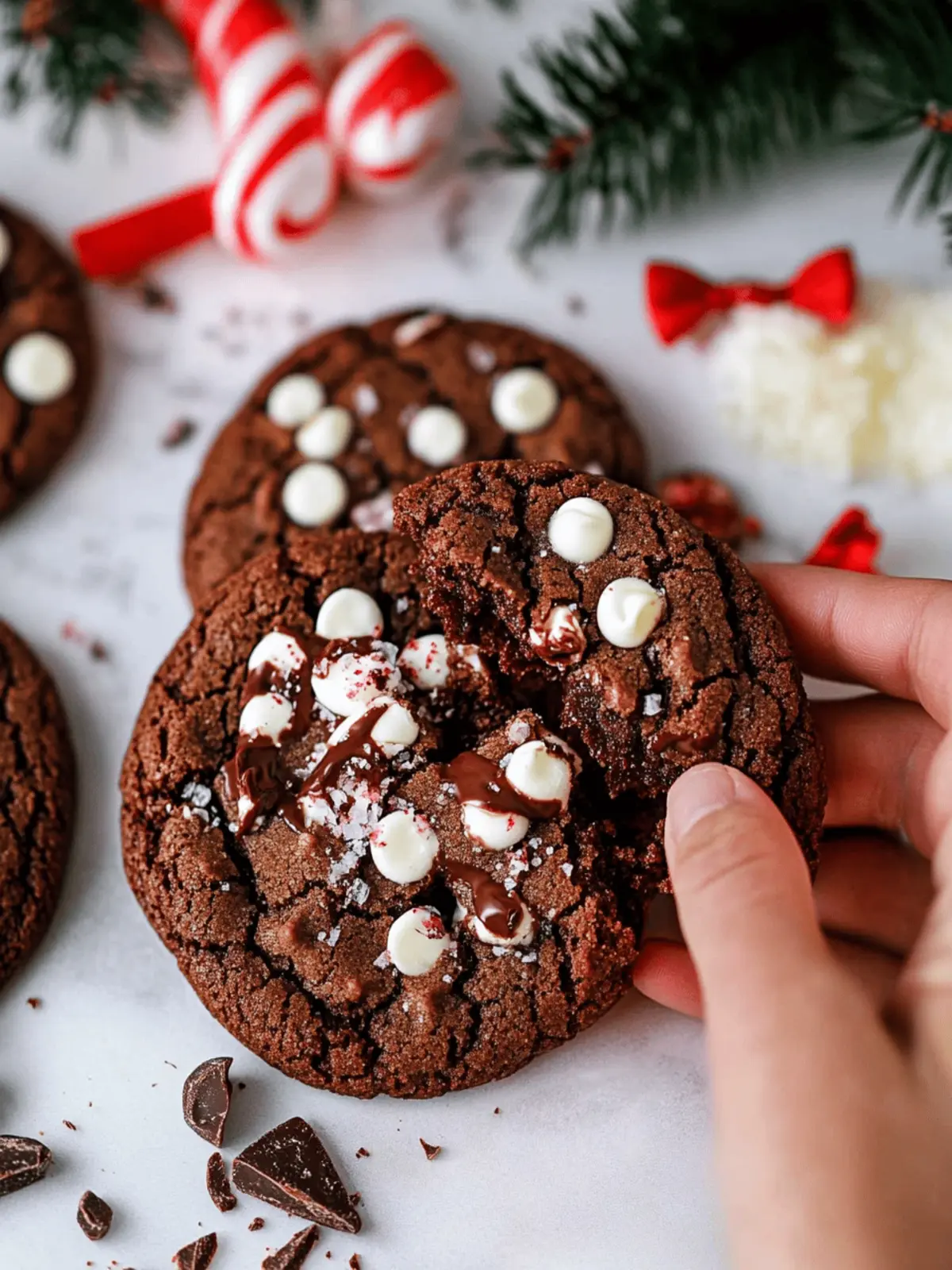 Chocolate Peppermint Cookies