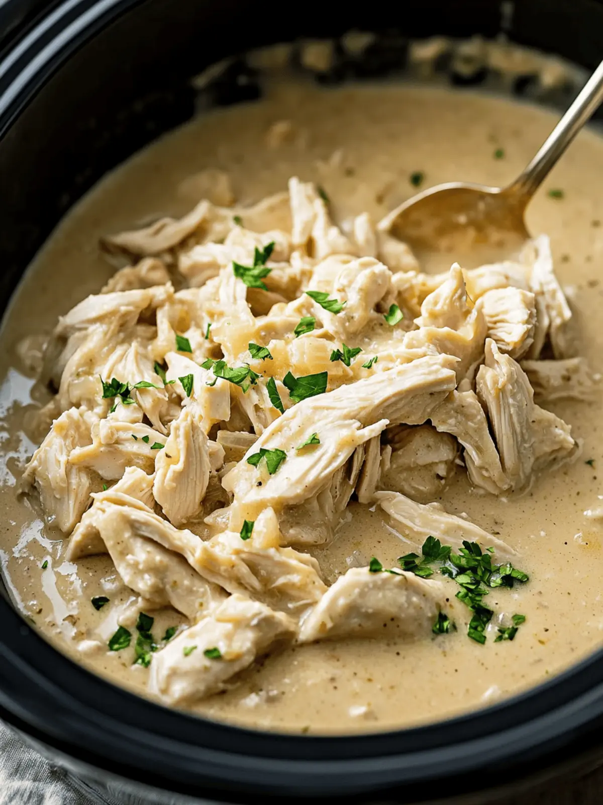 Crockpot Chicken & Dressing Bliss for Effortless Comfort