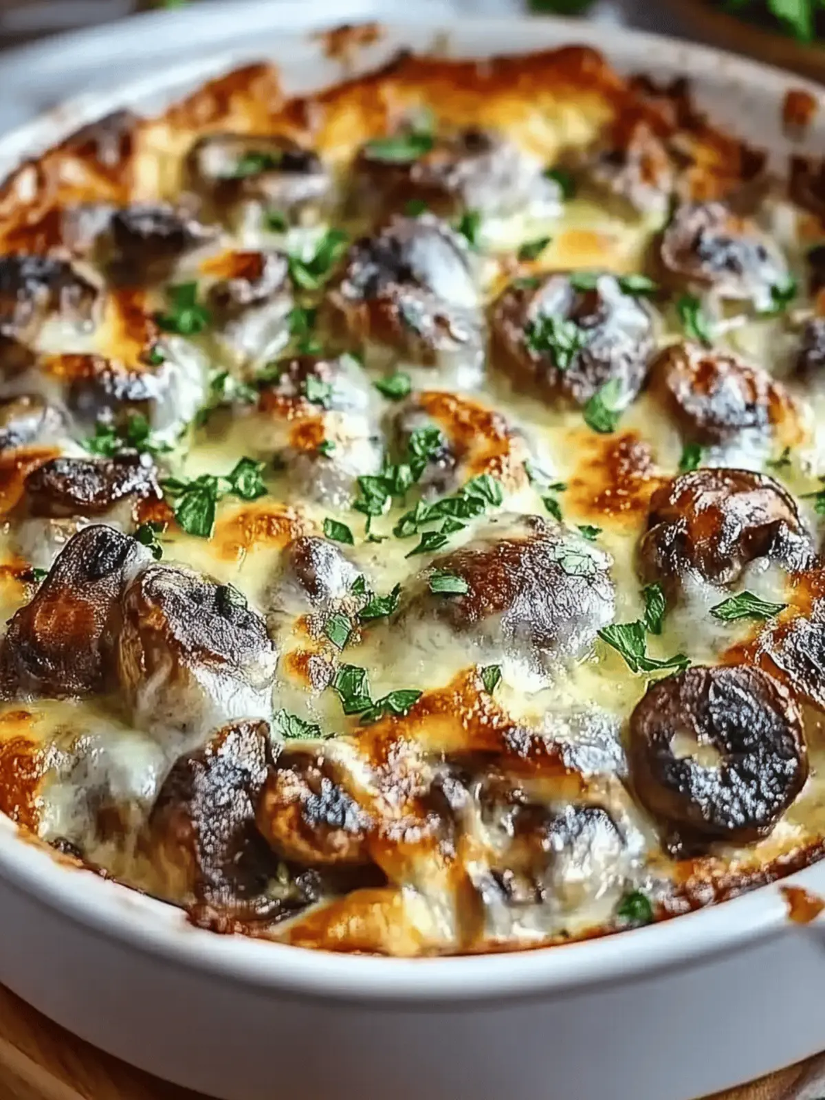 Cheesy Mushroom Casserole: Cozy Comfort Food Made Easy