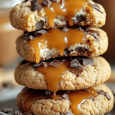 Caramel Cheesecake Cookies