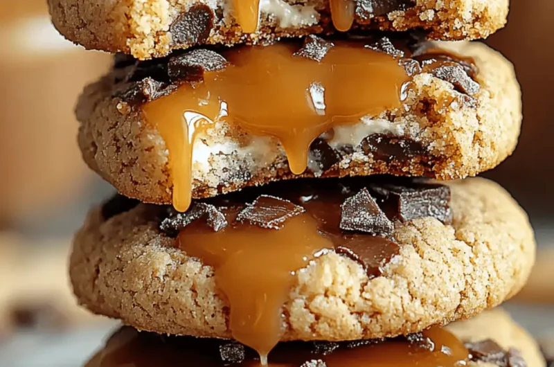 Caramel Cheesecake Cookies