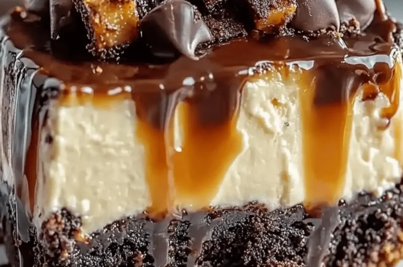 Caramel Brownie Cheesecake