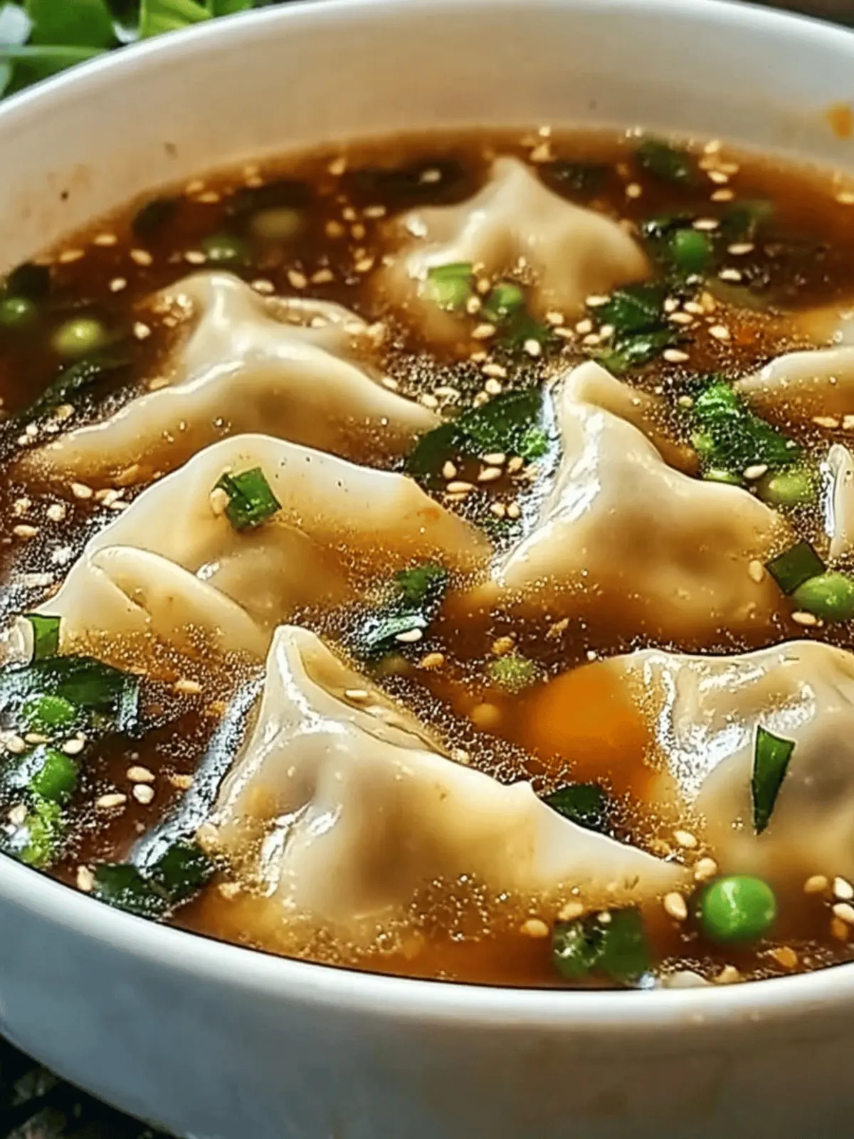 Comforting Potsticker Soup for Cozy Nights at Home