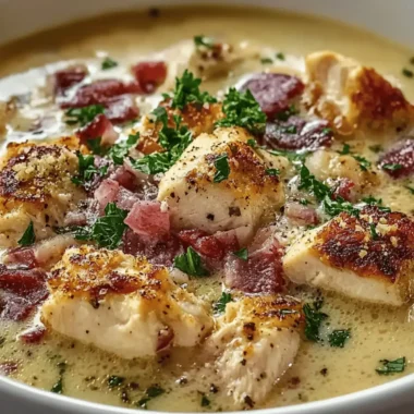 Chicken Cordon Bleu Soup