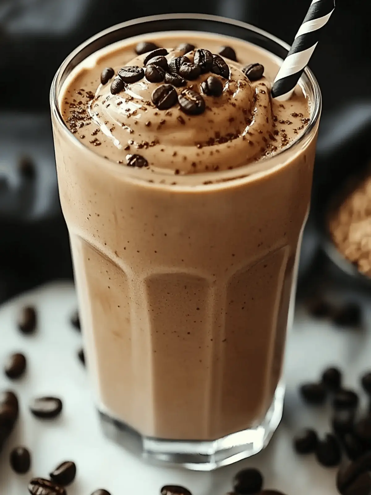Energizing Iced Coffee Breakfast Smoothie for Busy Mornings