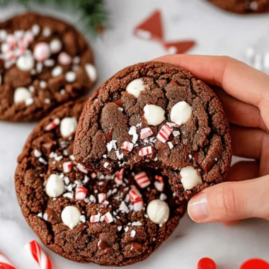 Chocolate Peppermint Cookies