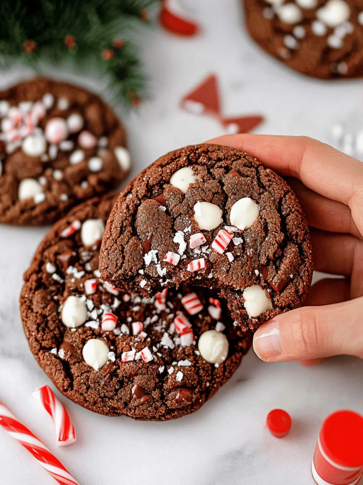 Chocolate Peppermint Cookies