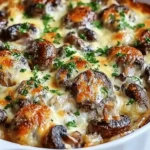 Cheesy Mushroom Casserole