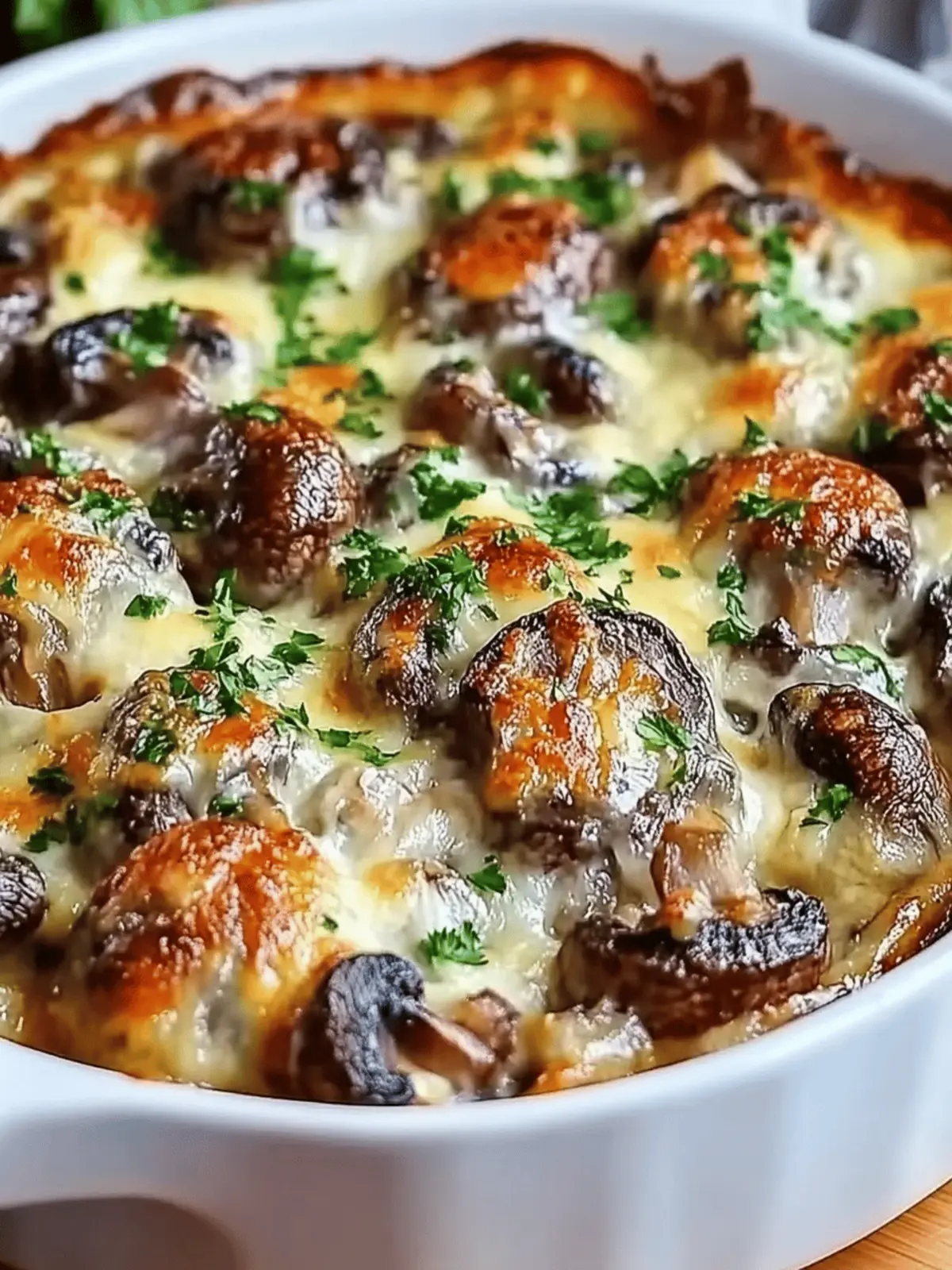 Cheesy Mushroom Casserole