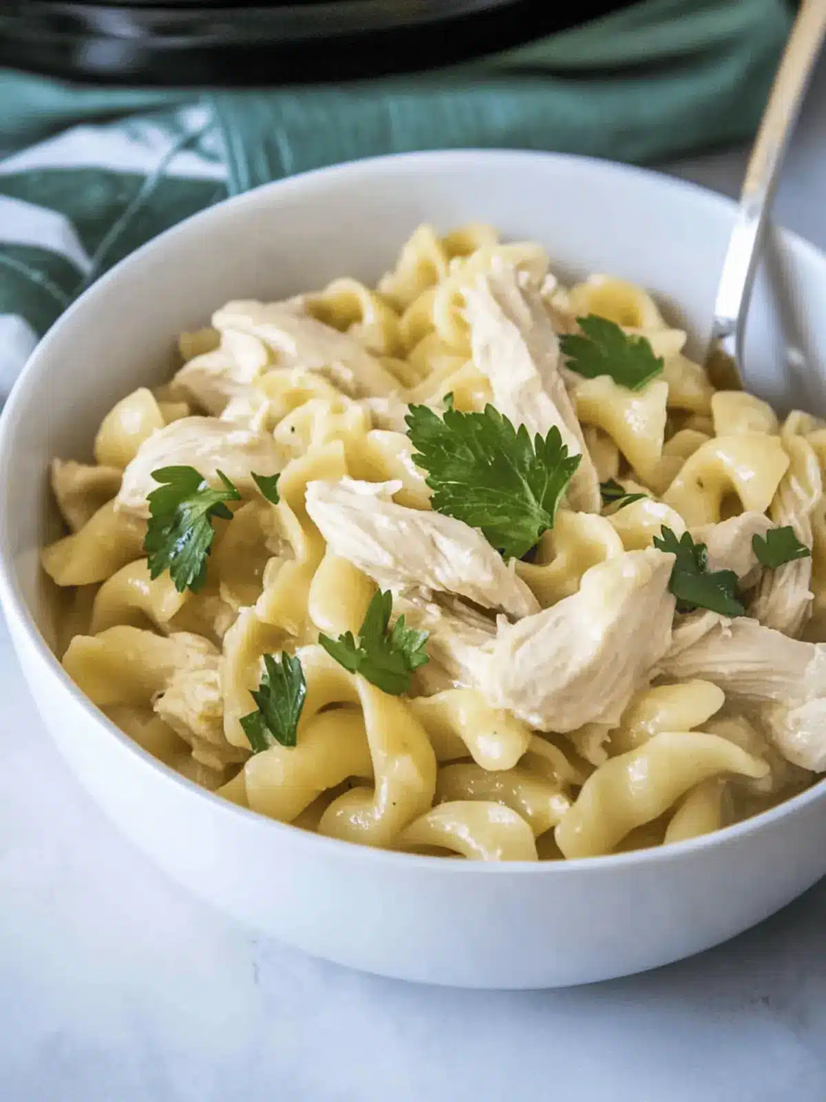 Crockpot Chicken and Noodles