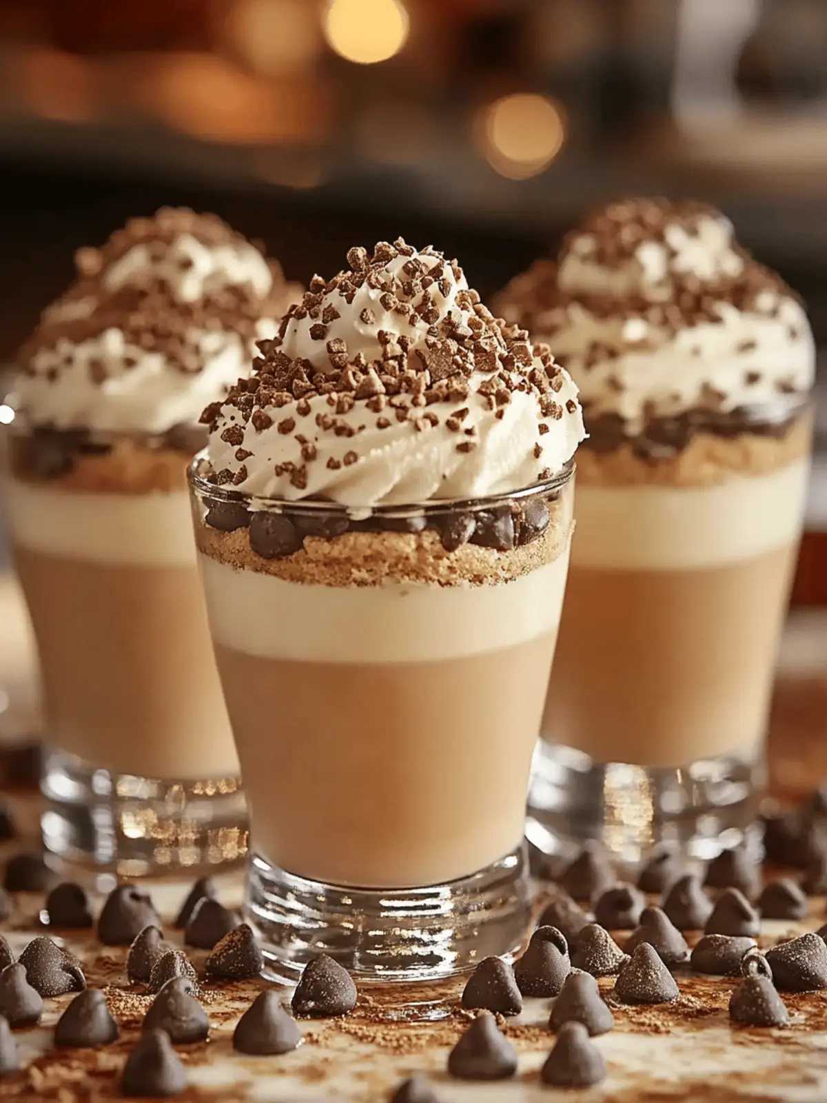 Chocolate Chip Cookie Shots