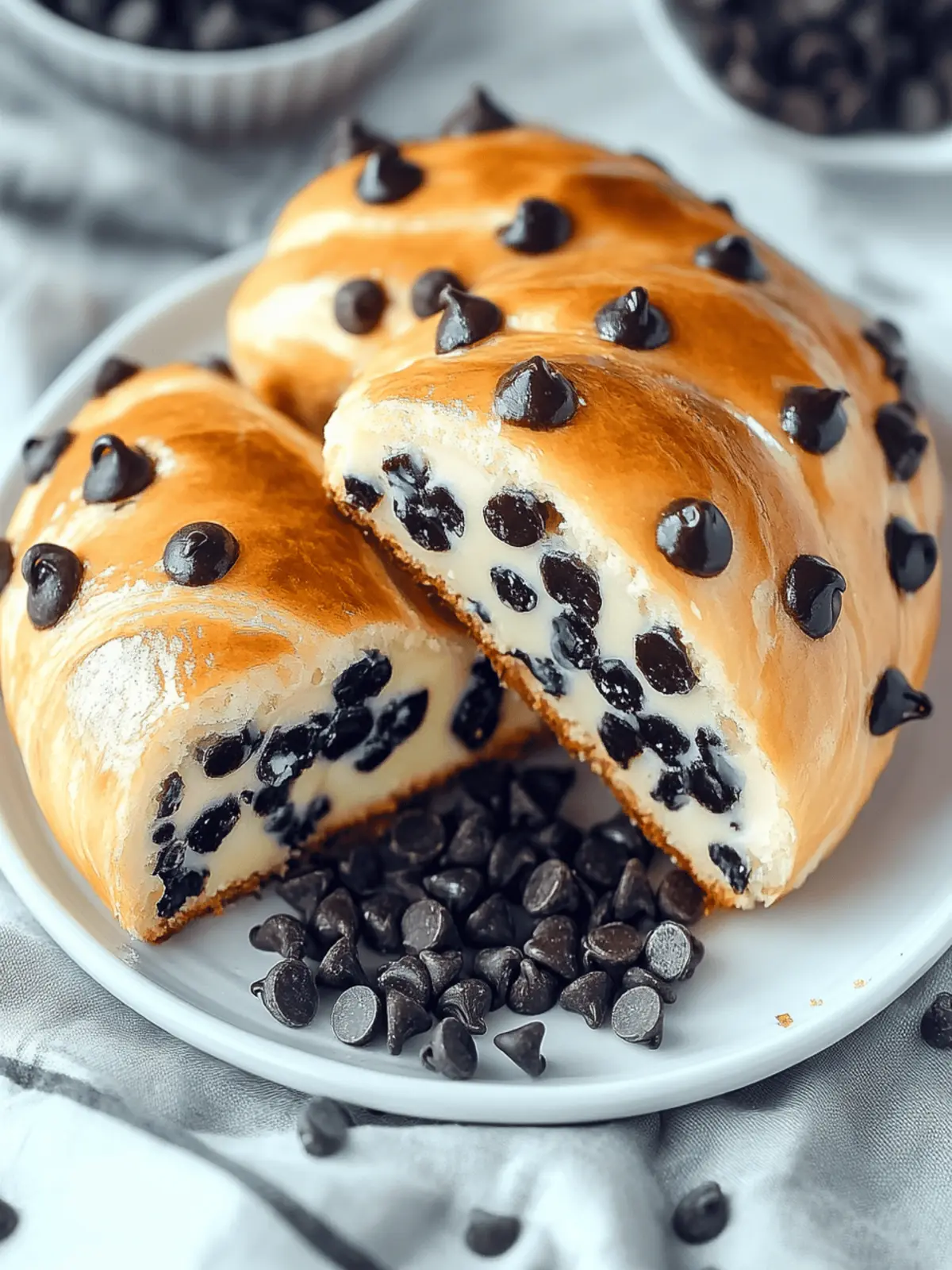 Decadent Chocolate Chip Vanilla Custard Brioches to Indulge!