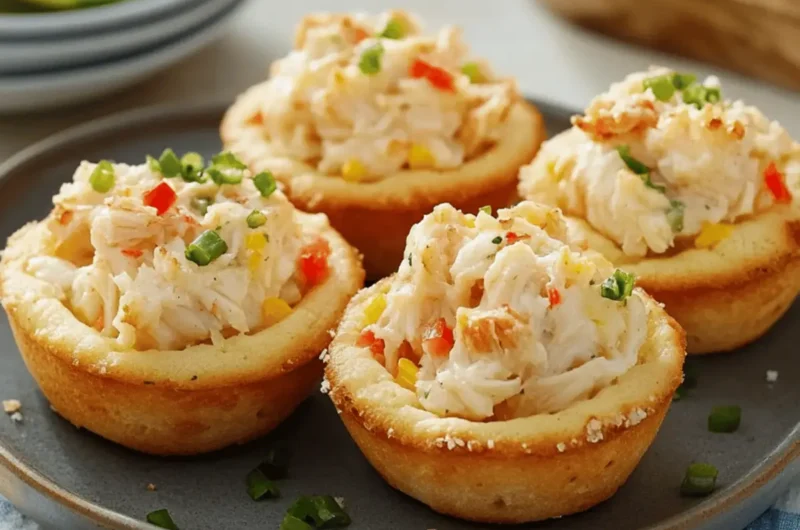 Old English Crab Melt Muffins
