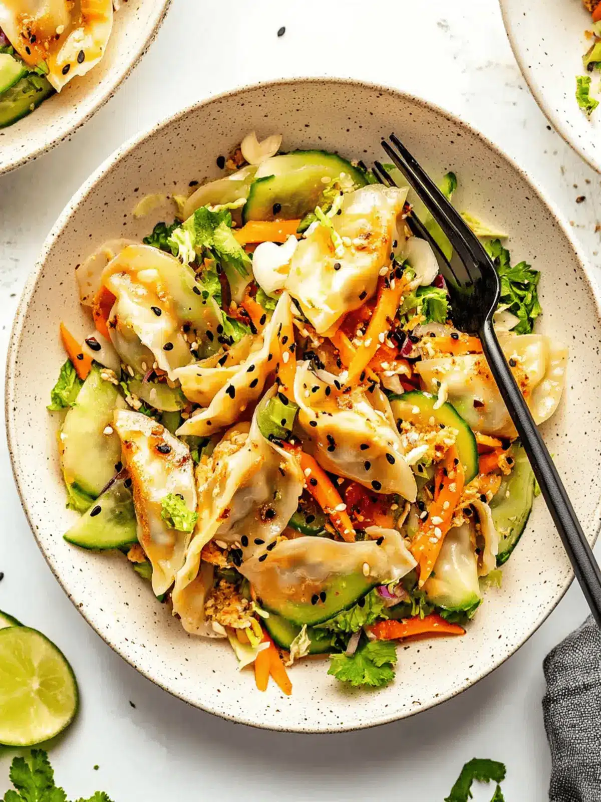 Potsticker Salad