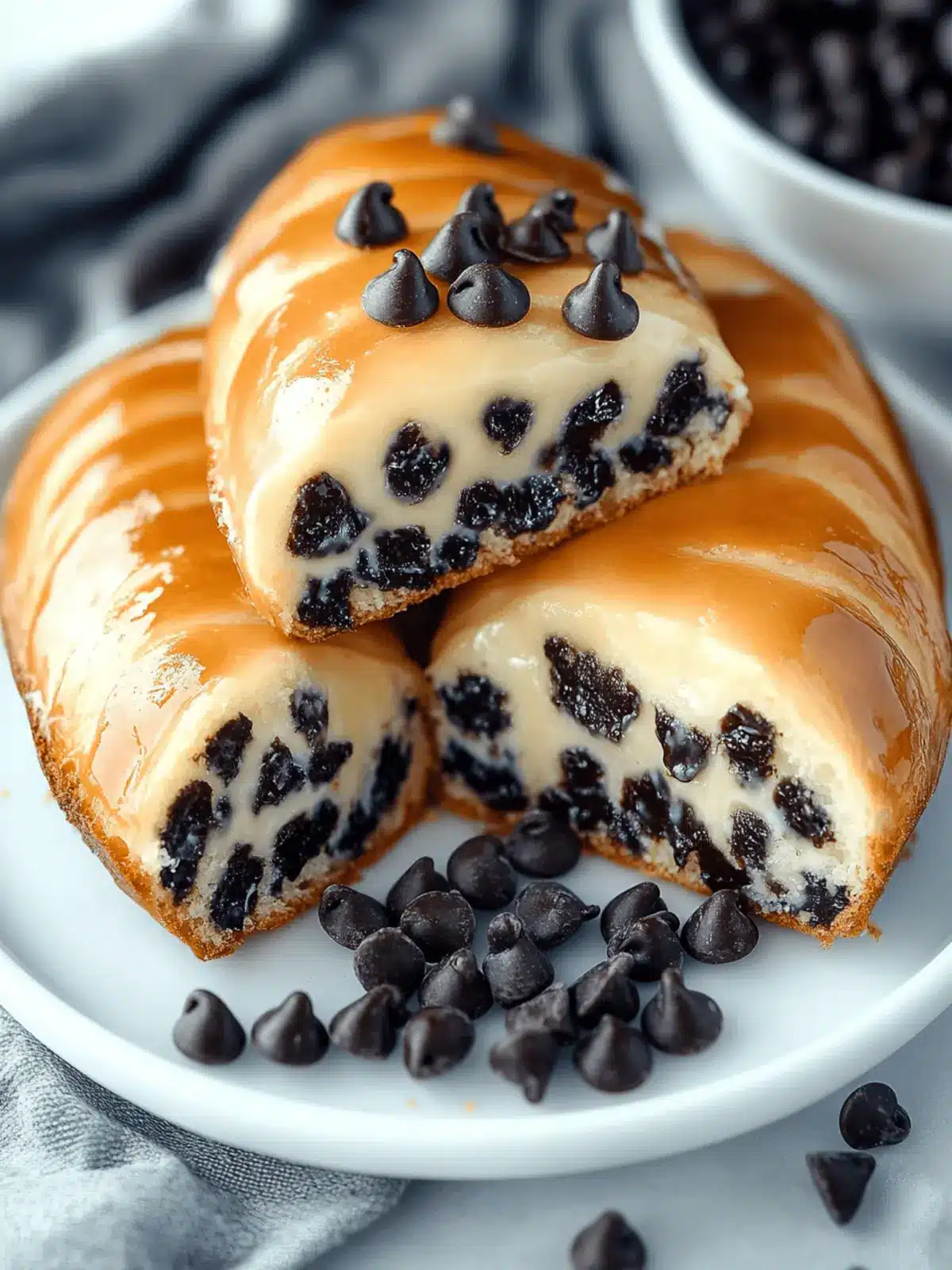 Decadent Chocolate Chip Vanilla Custard Brioches to Indulge!