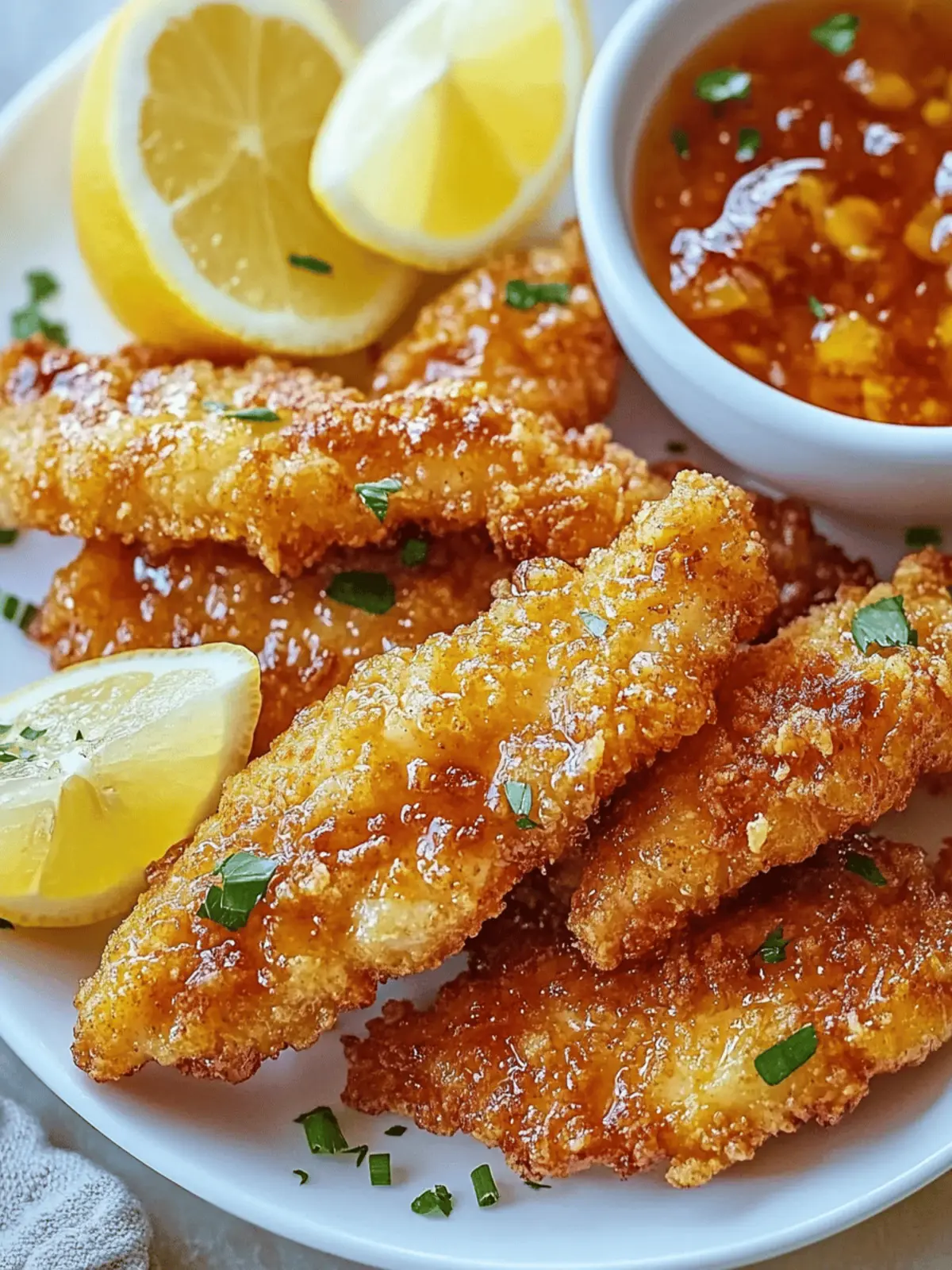 Crispy Honey Lemon Chicken Tenders Your New Family Favorite