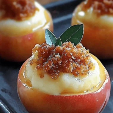 Cheesecake Stuffed Apples