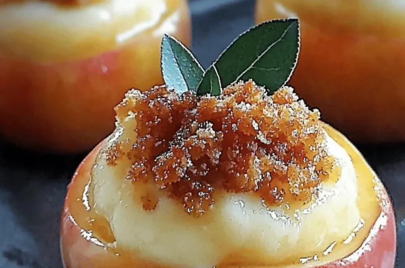 Cheesecake Stuffed Apples