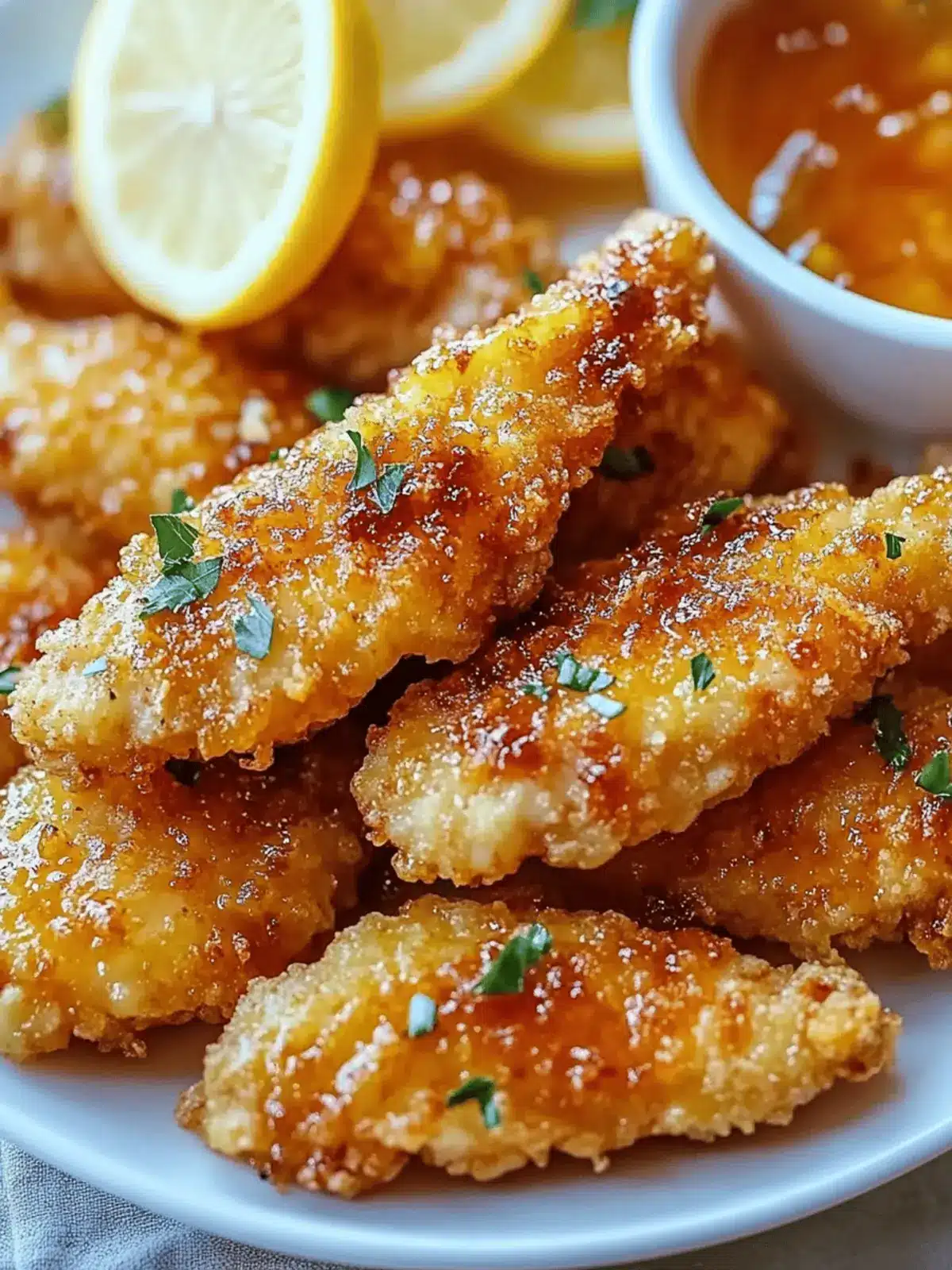 Crispy Honey Lemon Chicken Tenders Your New Family Favorite