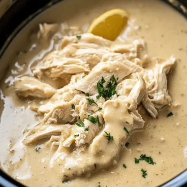 Crockpot Chicken & Dressing Bliss