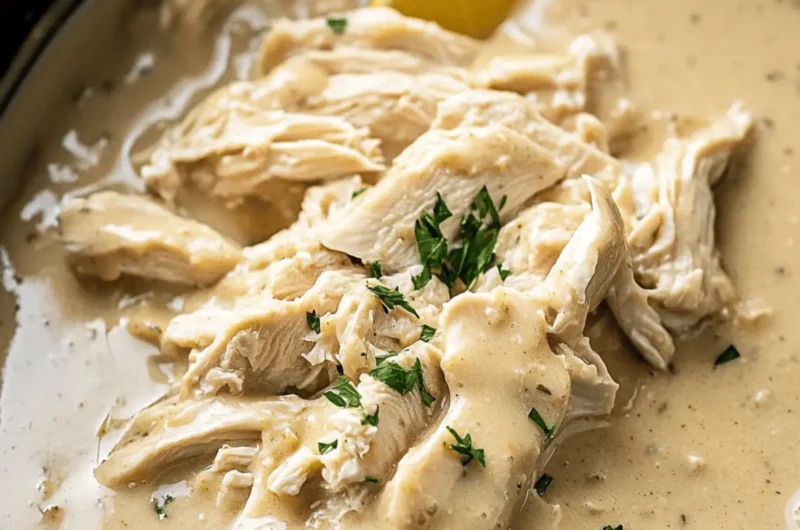 Crockpot Chicken & Dressing Bliss