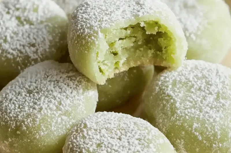 Pistachio Wedding Cookies