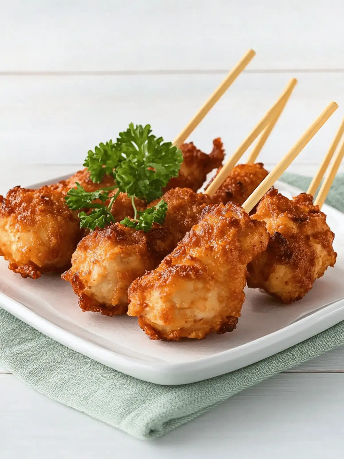 Crispy Chicken Lollipops for Irresistible Homemade Flavor