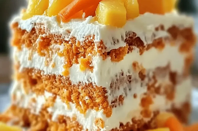 Pineapple Carrot Cream Cake