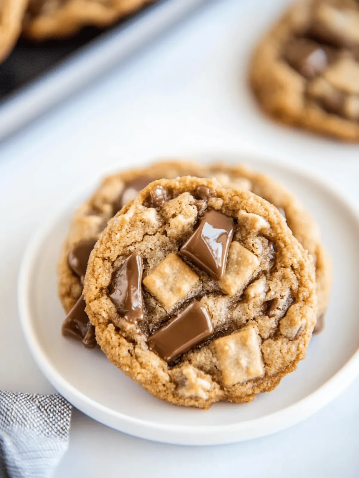 Toffee Graham Cracker Cookies