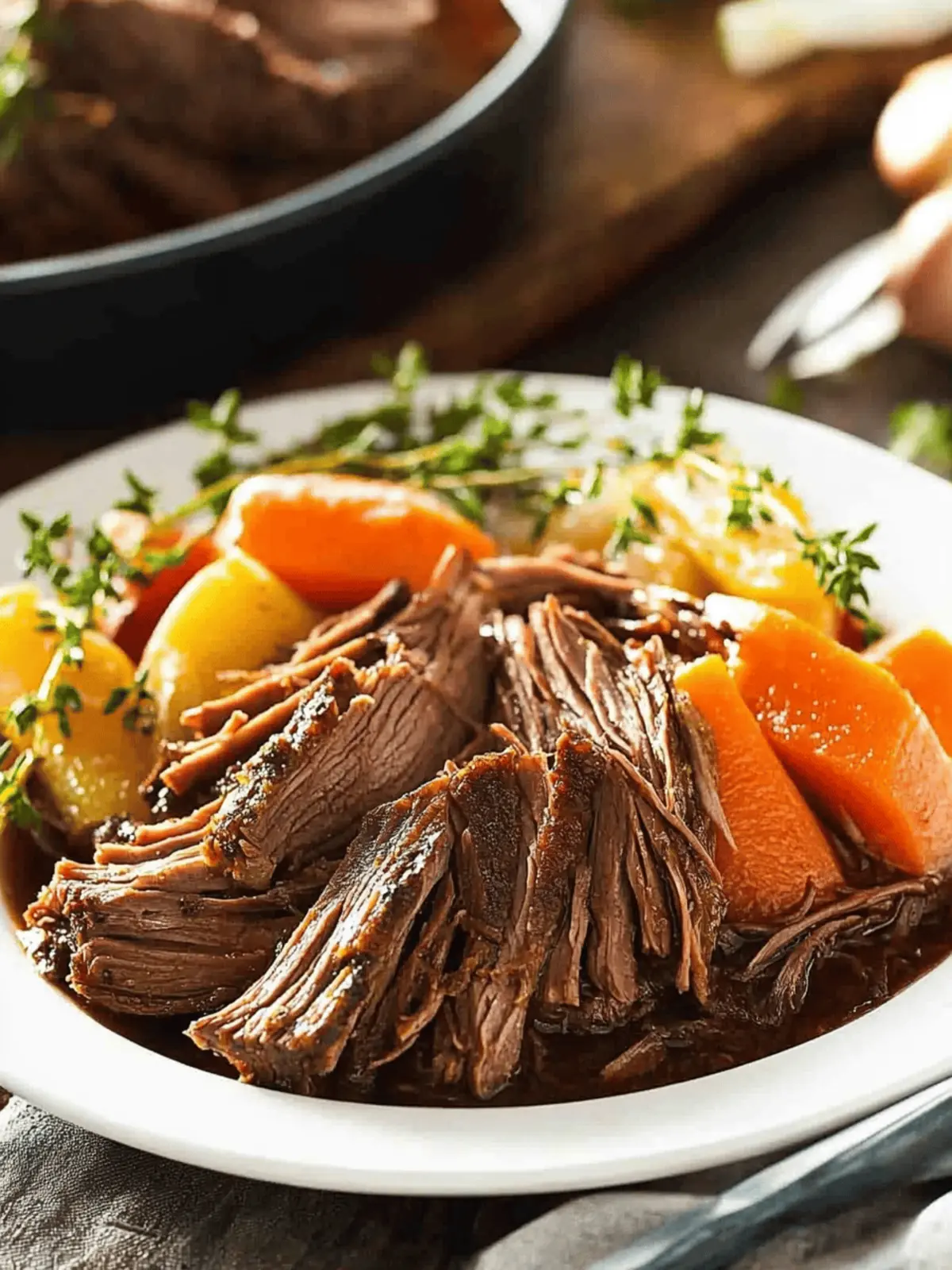 Mouthwatering Crockpot Chuck Roast with Savory Veggies