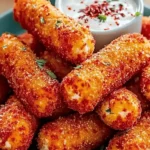 Hot Cheeto Mozzarella Sticks