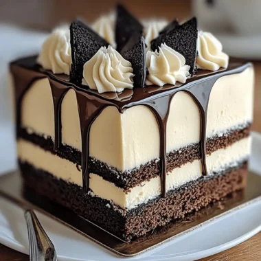 Decadent Tuxedo Cake Delight