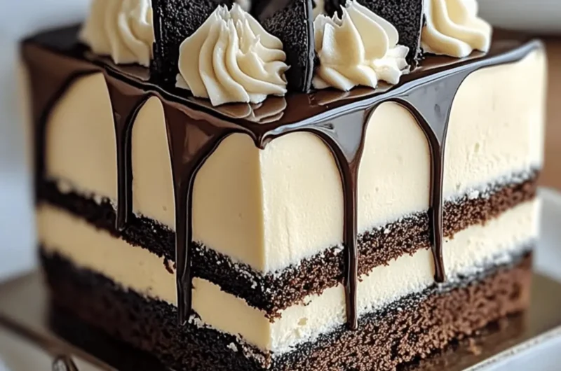 Decadent Tuxedo Cake Delight