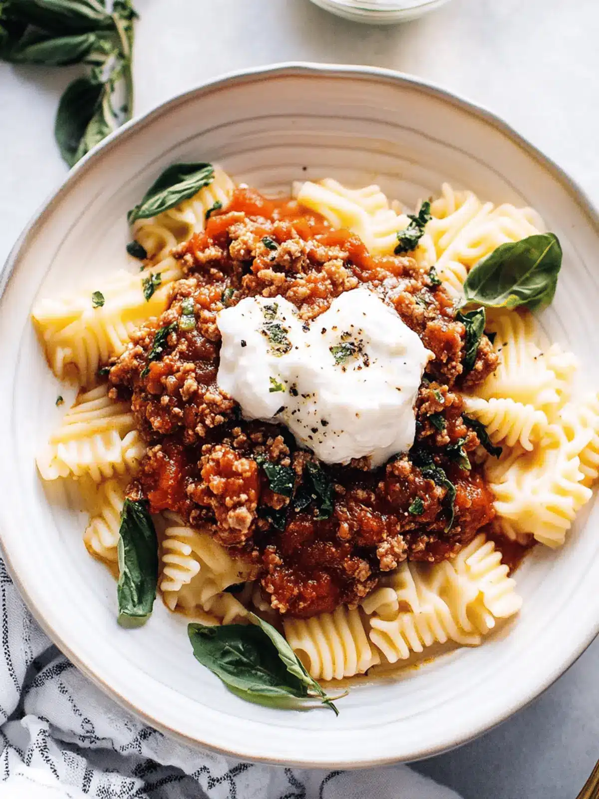 Crockpot Spaghetti Sauce with Ground Beef