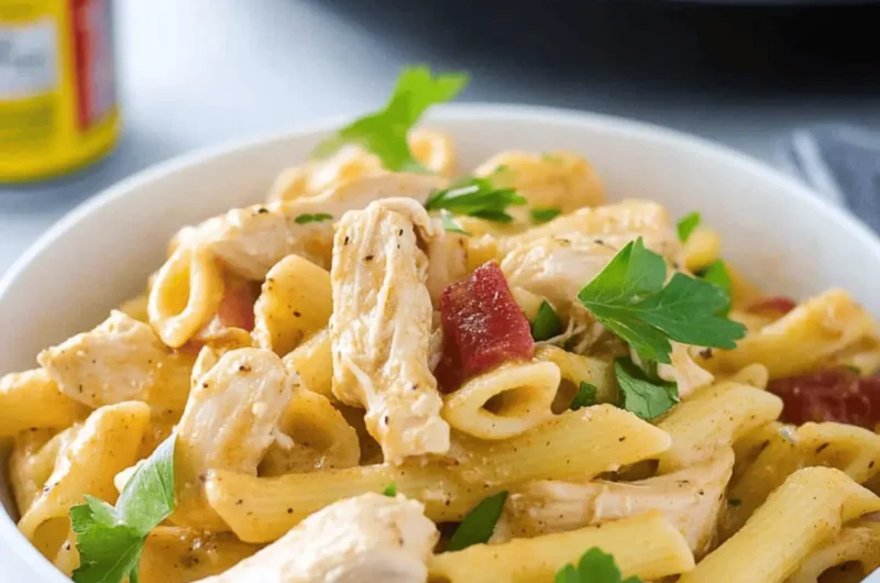 Crockpot Cajun Chicken Pasta
