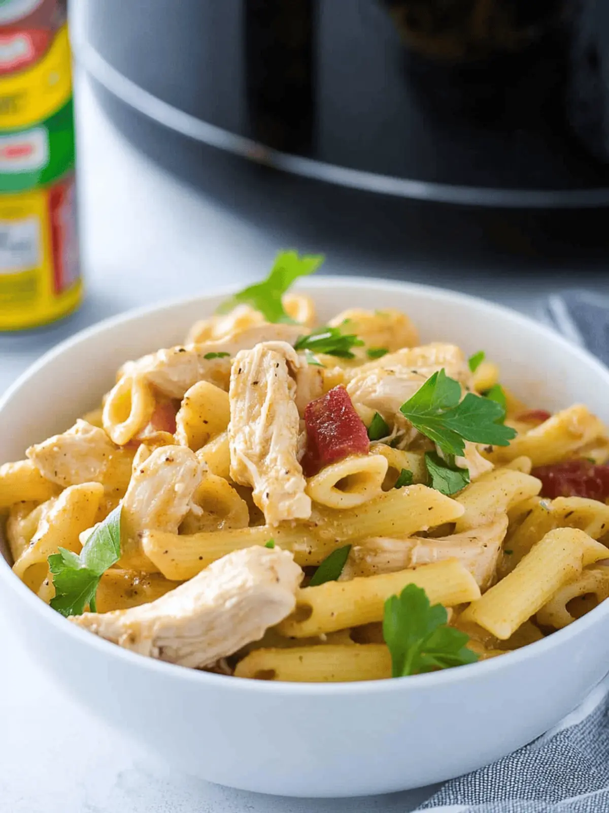 Crockpot Cajun Chicken Pasta