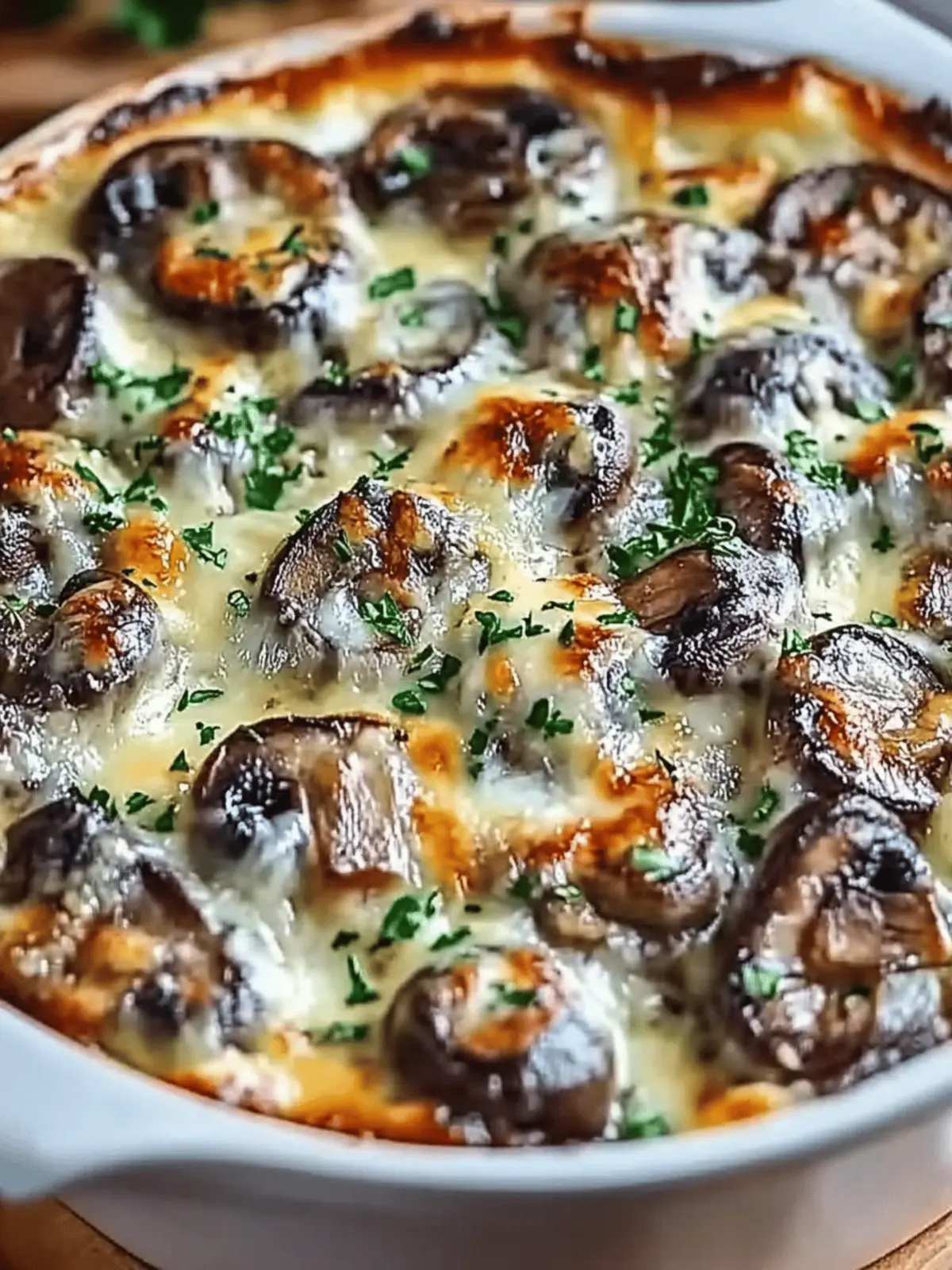 Cheesy Mushroom Casserole: Cozy Comfort Food Made Easy