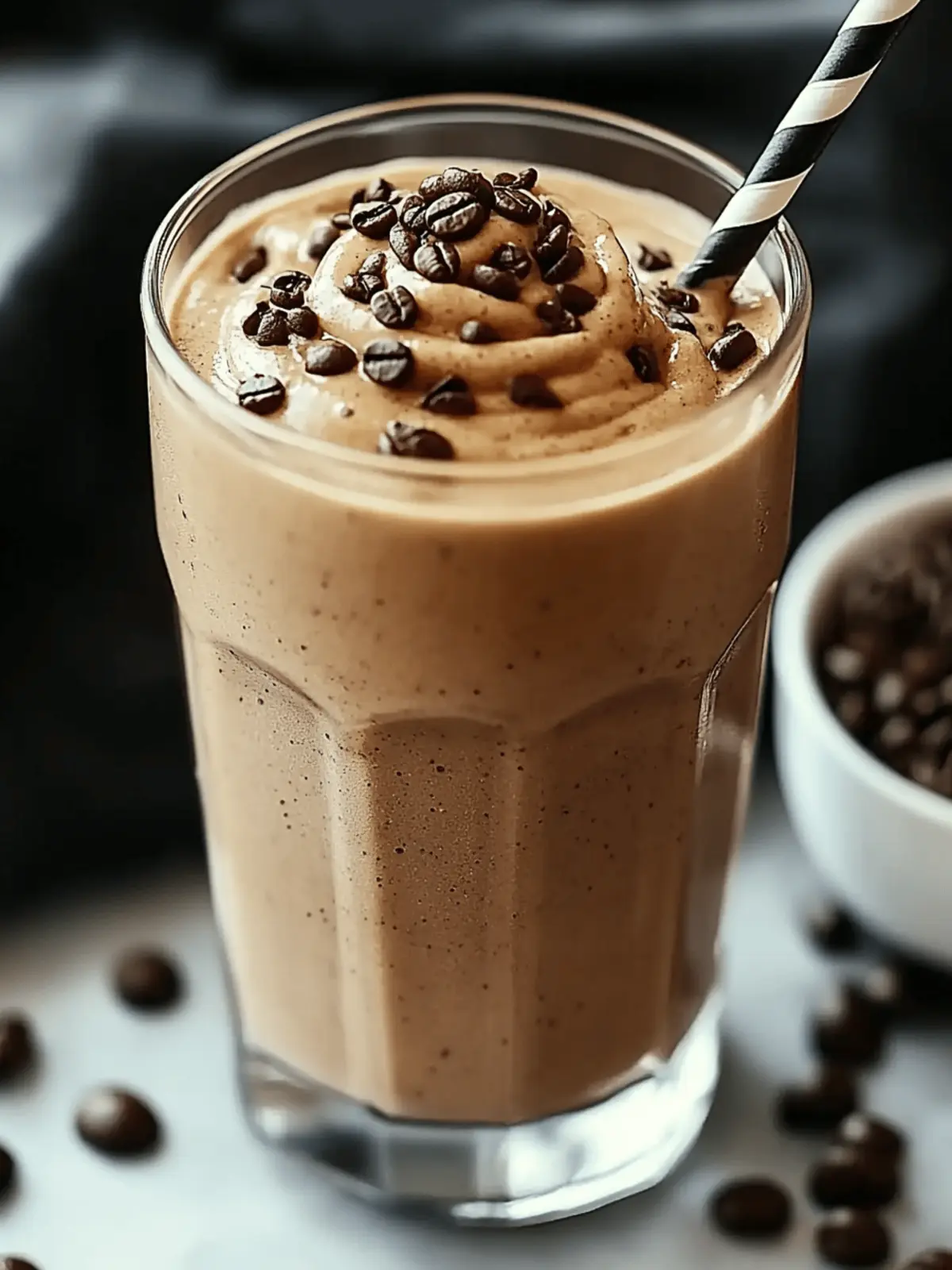 Energizing Iced Coffee Breakfast Smoothie for Busy Mornings