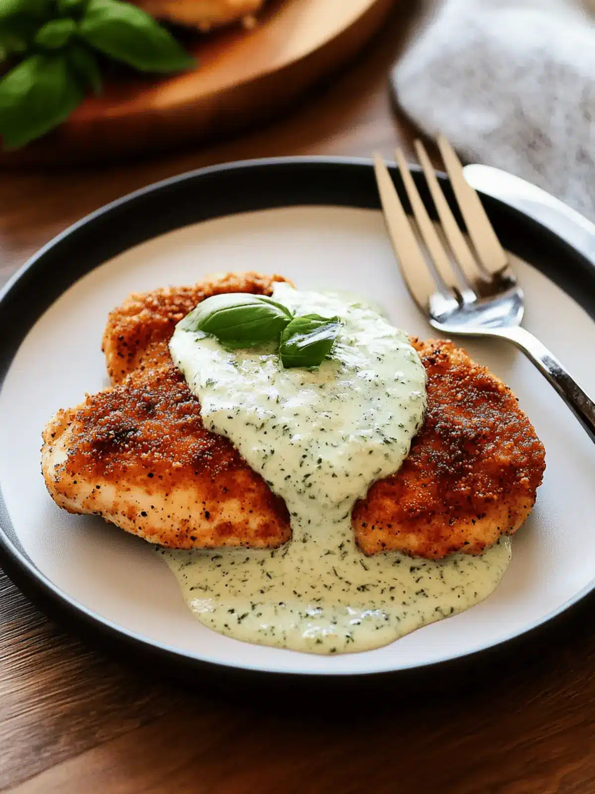 Savor Easy Chicken in Basil Cream Sauce Ready in 30 Minutes