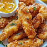 Crispy Honey Lemon Chicken Tenders