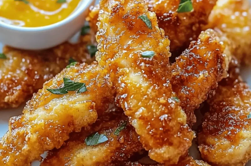 Crispy Honey Lemon Chicken Tenders