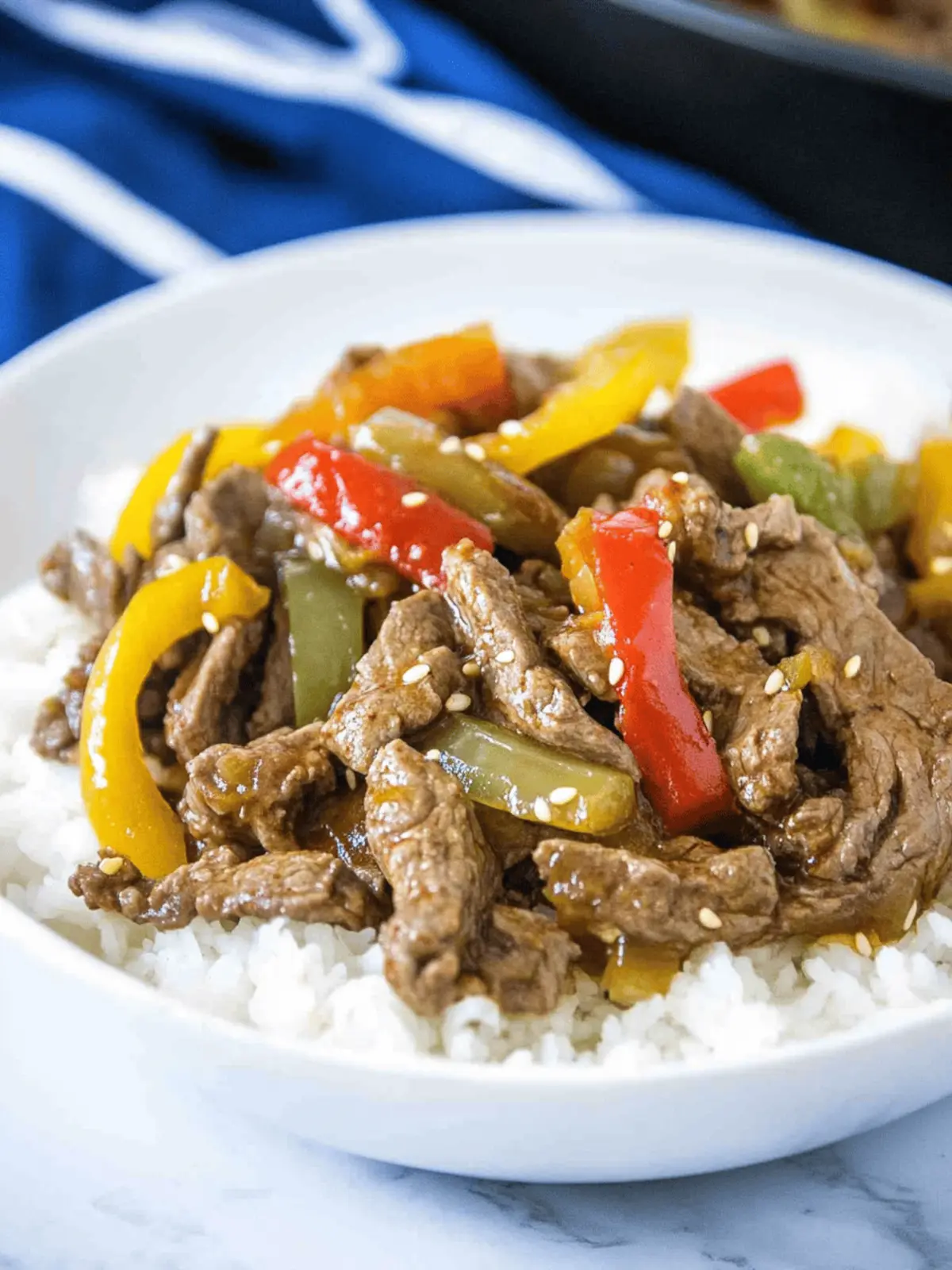 Slow Cooker Pepper Steak