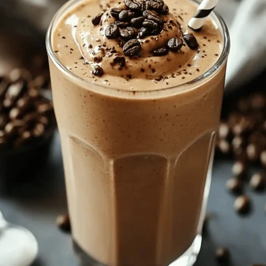 Iced Coffee Breakfast Smoothie