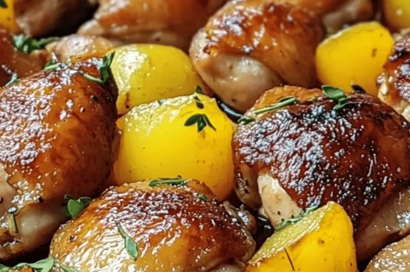 chicken thighs and potatoes