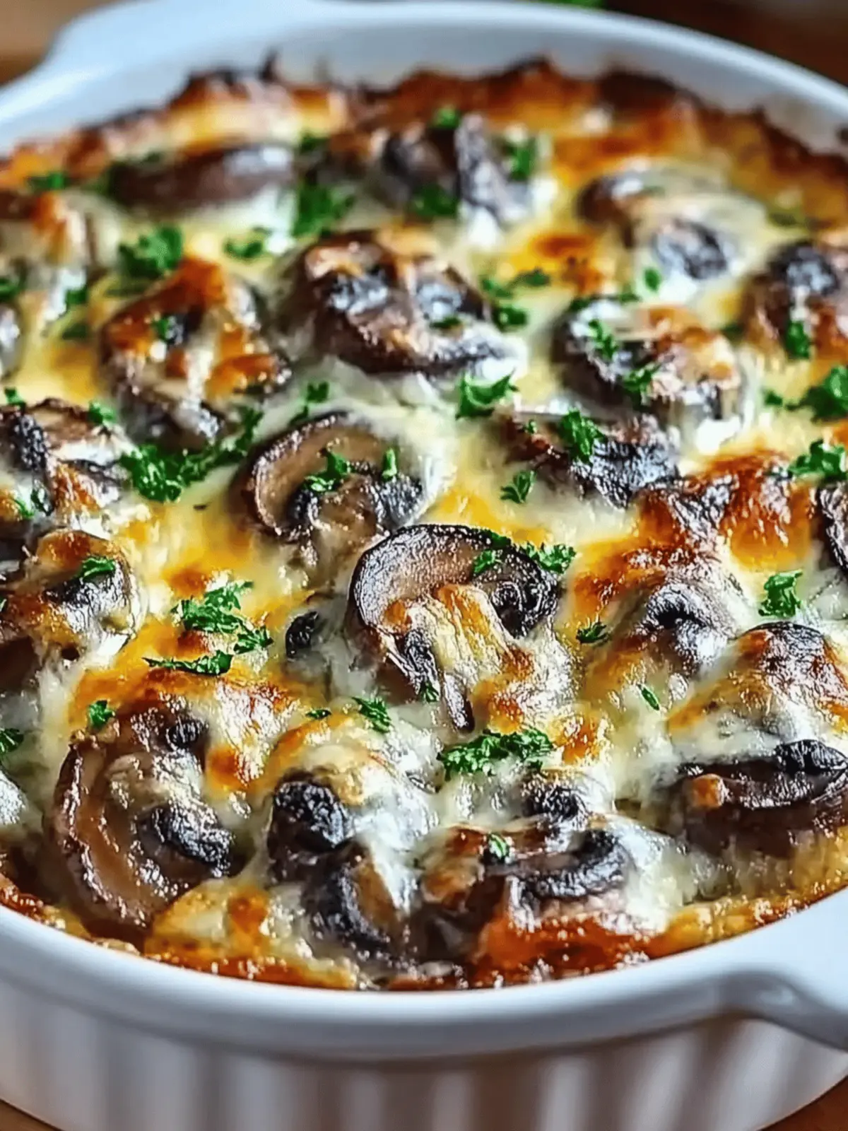 Cheesy Mushroom Casserole: Cozy Comfort Food Made Easy