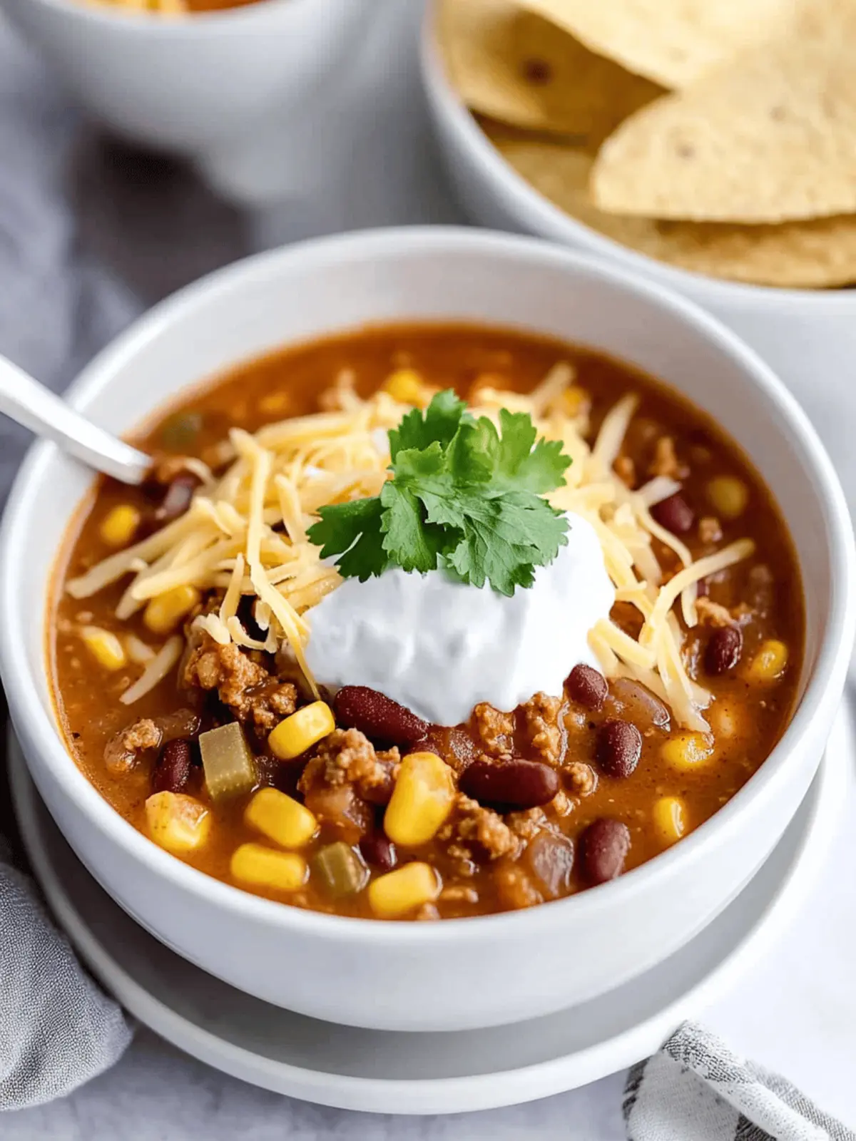 Healthy Crockpot Taco Soup