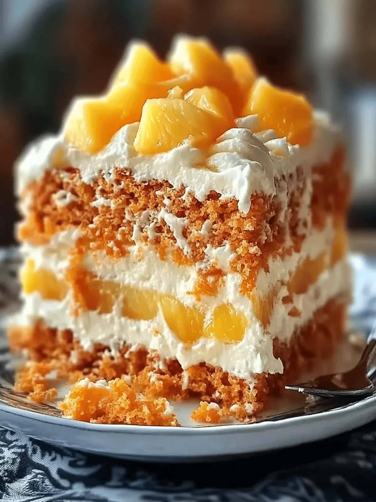 Pineapple Carrot Cream Cake: A Tropical Twist on Tradition