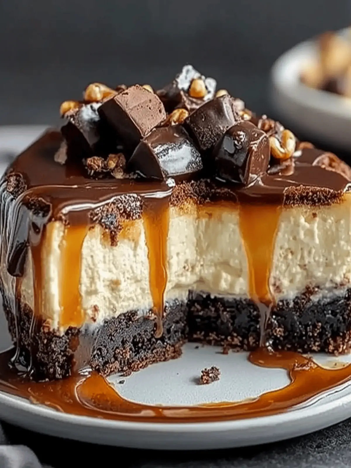 Decadent Caramel Brownie Cheesecake You Need to Try!