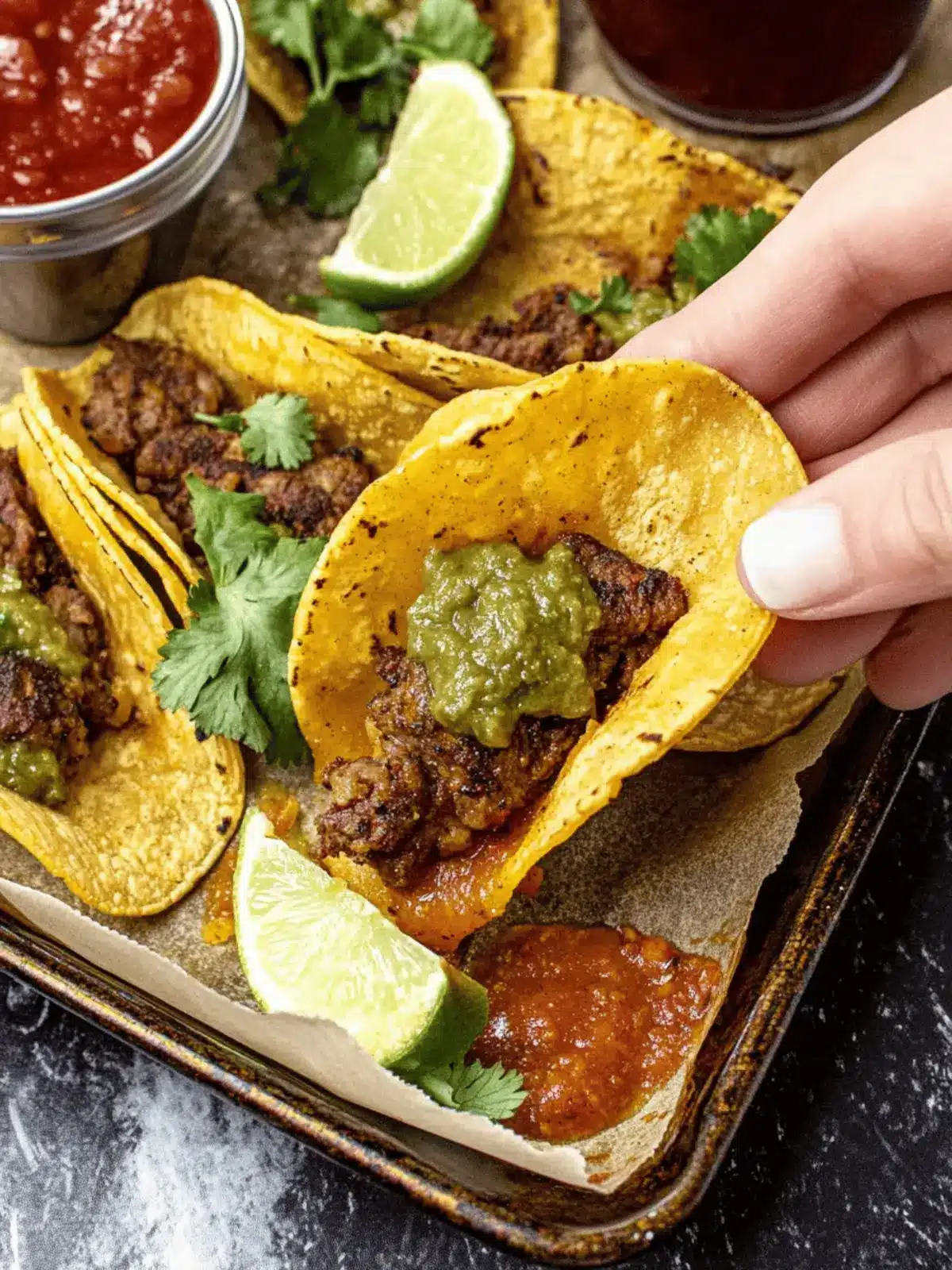 Crispy Baked Beef Tacos Ready in Just 30 Minutes!