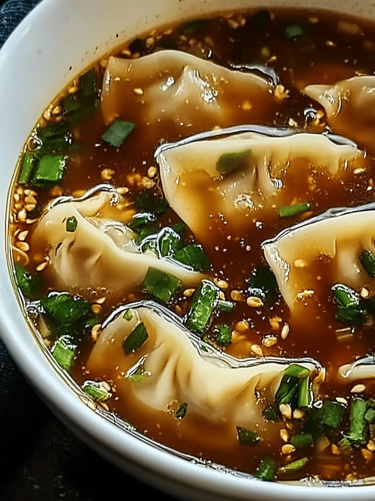 Comforting Potsticker Soup for Cozy Nights at Home